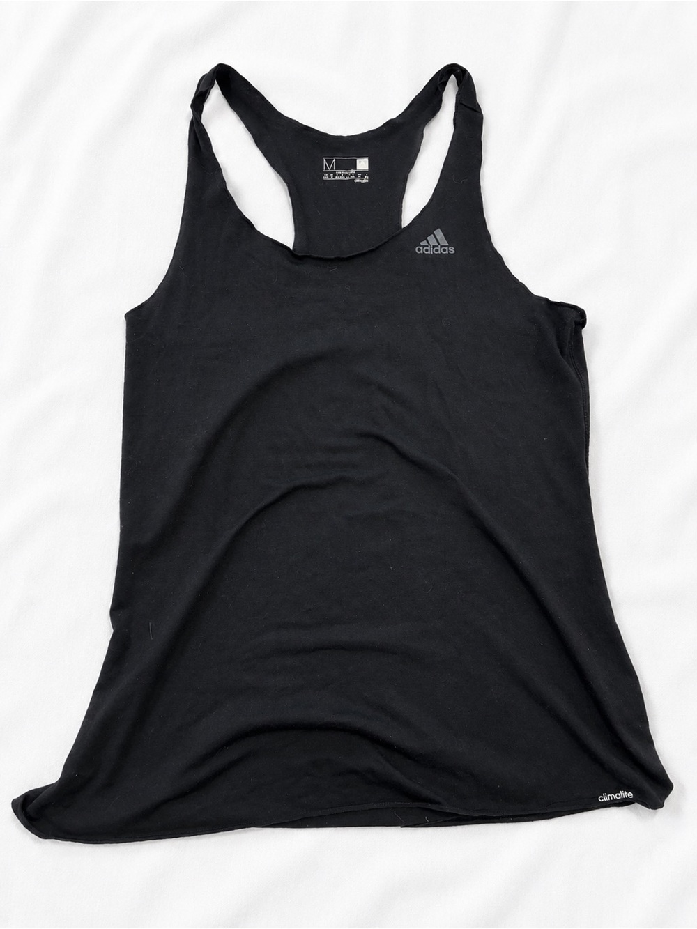 adidas Black Racerback Climalite Tank